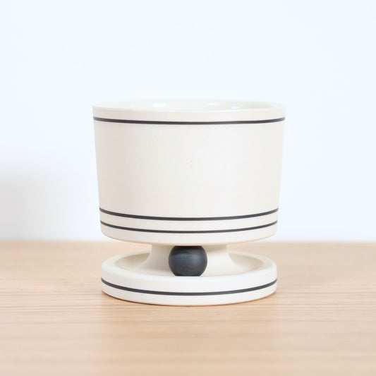 "White & Black" Rolling Rocks Tumbler