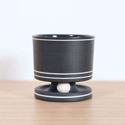 "Black & White" Rolling Rocks Tumbler