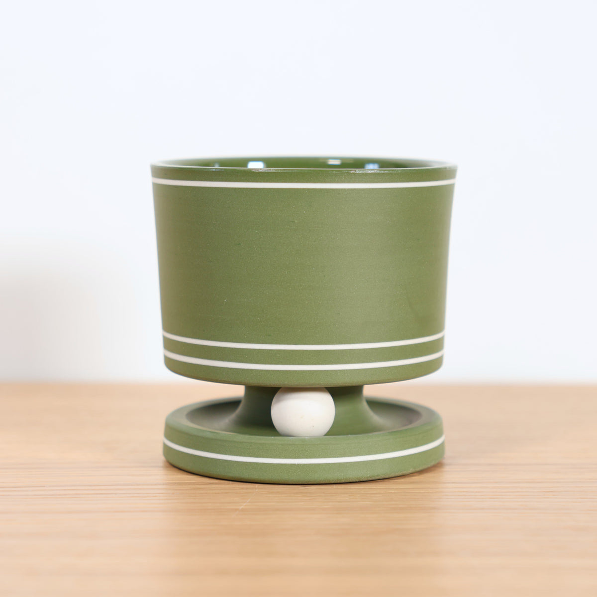 "Green & White" Rolling Rocks Tumbler