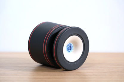 "Black & Red" Rolling Rocks Tumbler